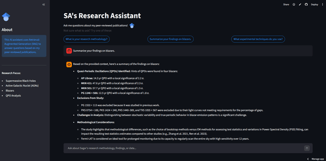 My Research Assistant